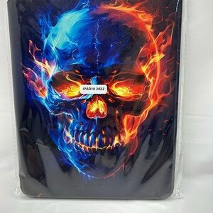 Fiery Skull iPad Case iPad 10 Hard Plastic iPad10